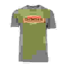 Футболка Simms Logo Frame T-Shirt Military Heather L
