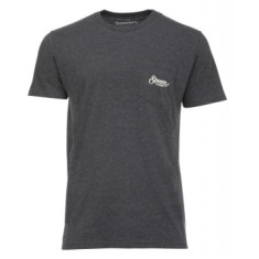 Футболка Simms Two Tone Pocket Tee Charcoal Heather M
