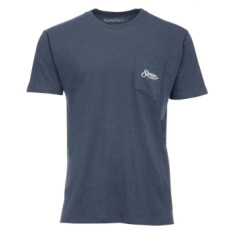 Футболка Simms Two Tone Pocket Tee Navy Heather XL
