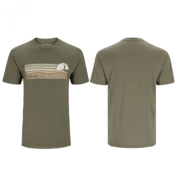 Футболка Simms Sunset T-Shirt Military Heather XL