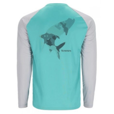 Реглан Simms Tech Tee Artist Series Trpn/Sea Brz/Strlg XL