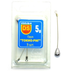Груз Днипро Свинец Токио-риг 5g 3pc