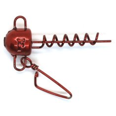 Груз штопор Fanatik две петли #red 14g 2pc