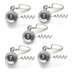 Груз штопор Fanatik граненый #001 22g 5pc