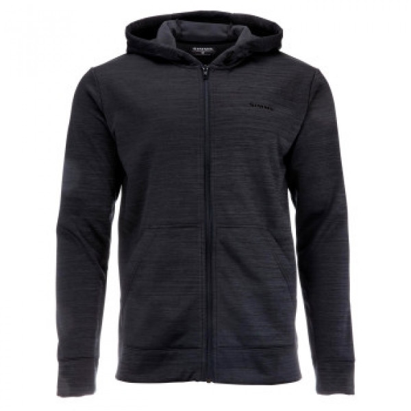 Худи Simms Challenger Full-Zip Hoody Black Heather XXL