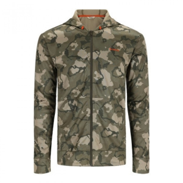 Худи Simms Challenger Hoody Full Zip Regiment Camo Olive Drab S