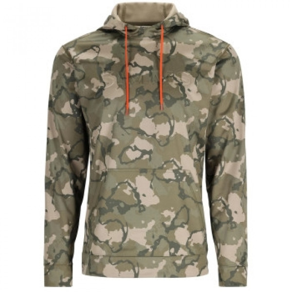 Худи Simms Challenger Hoody Regiment Camo Olive Drab 3D print XXL