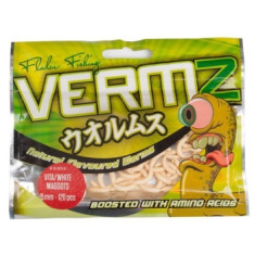 Искусственный опарыш белый Fladen Vermz Maggots 15mm 120pcs
