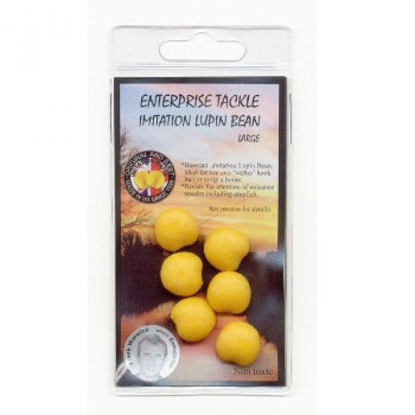 Штучний люпин Enterprise Tackle Lupin Beans large yellow 6pc