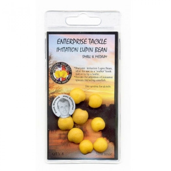 Штучний люпин Enterprise Tackle Lupin Beans mixed small and medium yellow 8pc