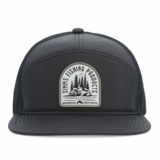 Кепка Simms 7-Panel Tech Trucker Black