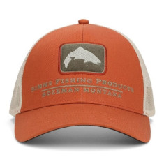 Simms Double Haul Icon Trucker Cap Simms Orange