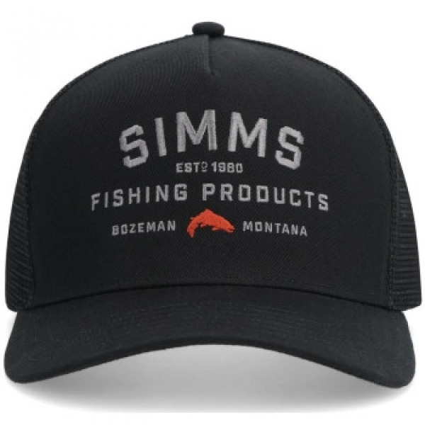 Кепка Simms Double Haul Trucker Black