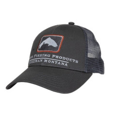 Кепка Simms Small Fit Trout Icon Trucker  Carbon