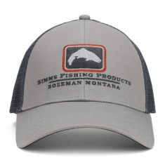 Simms Trout Icon Trucker Cinder Cap