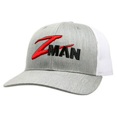 Cap ZMAN Structured Trucker Hat Gray/White