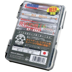 Коробка двостороння Meiho Reversible D-86 140х104х32mm