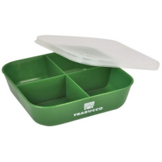 Коробка Trabucco для наживки Bait Box 4 комірки green