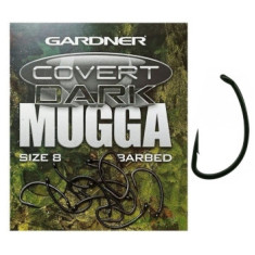 Гачки Covert Dark Mugga Hooks Barbed Size 2 New
