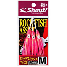 Гачки для пількерів Shout Rock Fish Assist Pink 305RP M