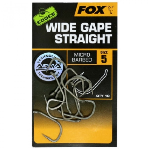 Крючки Fox Arma Point Wide Gape Straight size 5