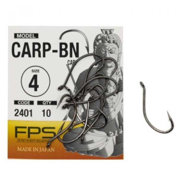 Крючки Fudo Carp Black 4