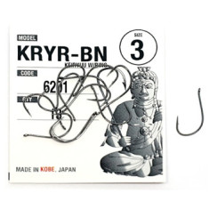 Гачки Fudo Keiryu W/Ring Black 3