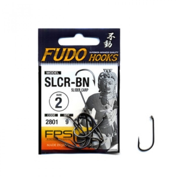 Крючки Fudo Slider Carp Black 2