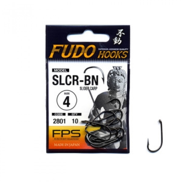 Крючки Fudo Slider Carp Black 4