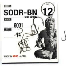 Гачки Fudo Sode W/Ring Black 12