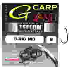 Гачки A1 G-CARP D-Rig MB Teflon Coating Grey Size 8