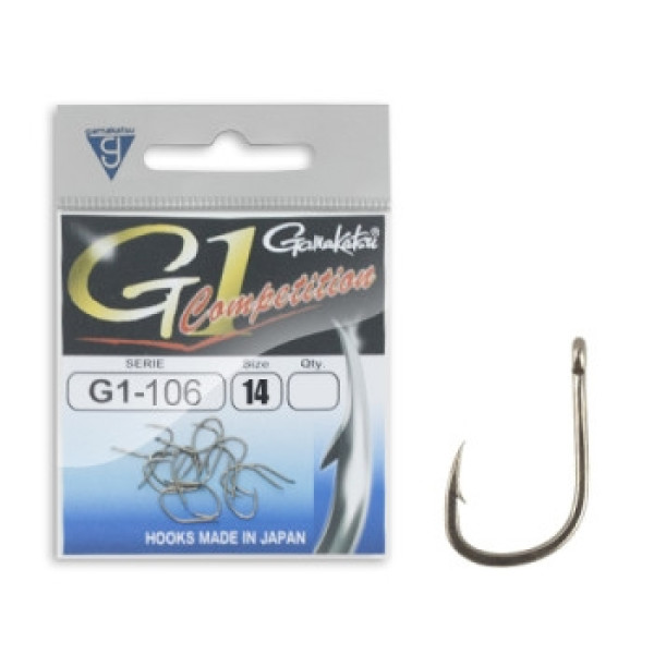 Крючок Gamakatsu Competition G1-106 Bronze #14 15шт