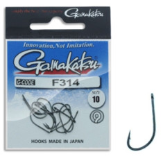 Hook Gamakatsu F314 N / L Black # 4 9pcs
