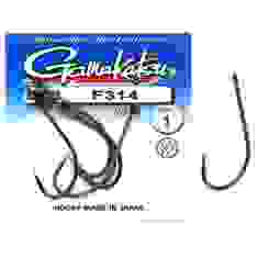 Крючок Gamakatsu F314 N/L Black #1 6шт