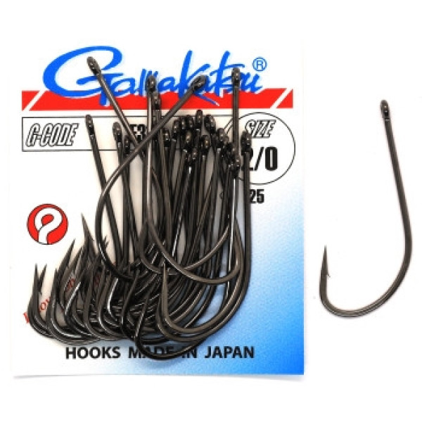 Крючок Gamakatsu F314 Black #2/0 25шт