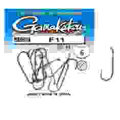 Крючок Gamakatsu F11 N/L Black #6 11шт
