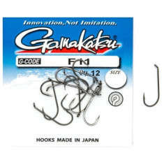 Hook Gamakatsu F11 N / L Black # 12 12pcs