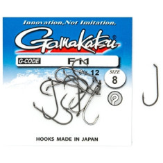 Hook Gamakatsu F11 N / L Black # 8 12pcs