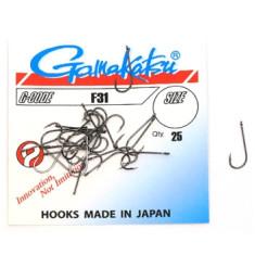 Гачок Gamakatsu F31 Black # 16 25шт