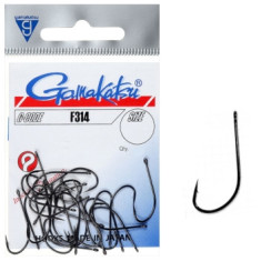 Hook Gamakatsu F314 N / L Black # 14 13pcs