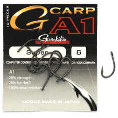 Hook Gamakatsu A1 G-Carp Super Black # 6 10pcs