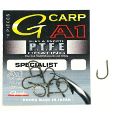 Hook Gamakatsu A1 G-Carp Specialist PTFE coating Gray # 4 10pcs