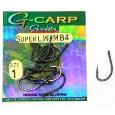 Hook Gamakatsu G-Carp Super LW MB4 Black # 1 10pcs