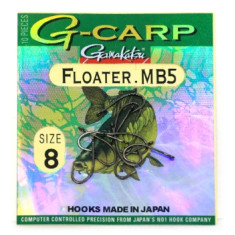 Hook Gamakatsu G-Carp Floater MB5 Black # 8 10pcs