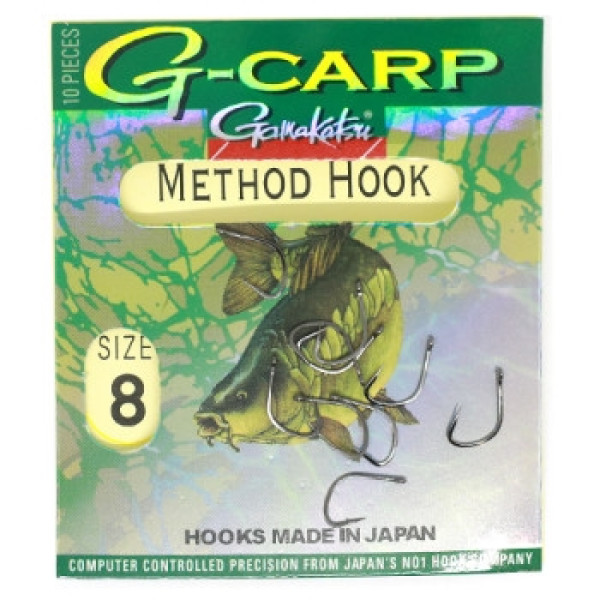 Крючок Gamakatsu G-Carp Method Hook Black #8 10шт