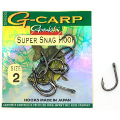 Hook Gamakatsu G-Carp Super Snag Black # 2 10pcs