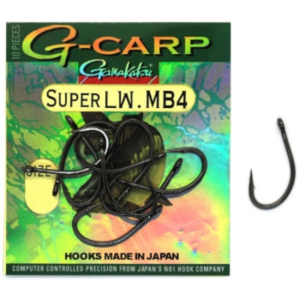 Крючок Gamakatsu G-Carp Pop-Up MB1 Black #1 10шт