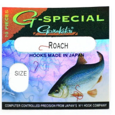 Hook Gamakatsu G-Special Roach Red # 20 10pcs