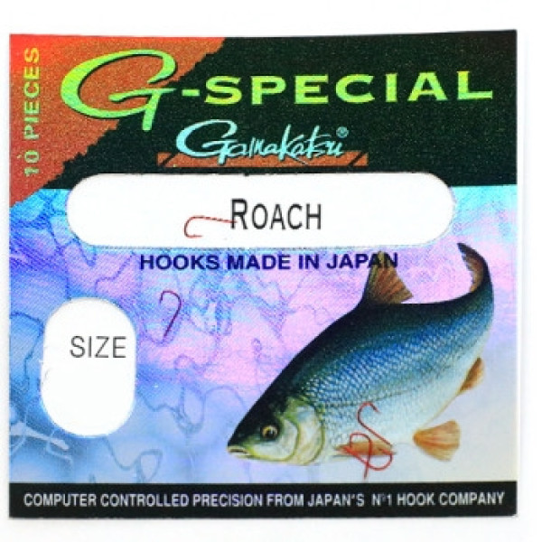 Крючок Gamakatsu G-Special Roach Red #20 10шт