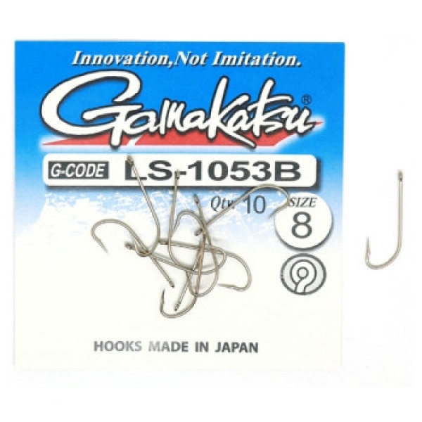 Крючок Gamakatsu LS-1053B N/L Bronze #8 10шт
